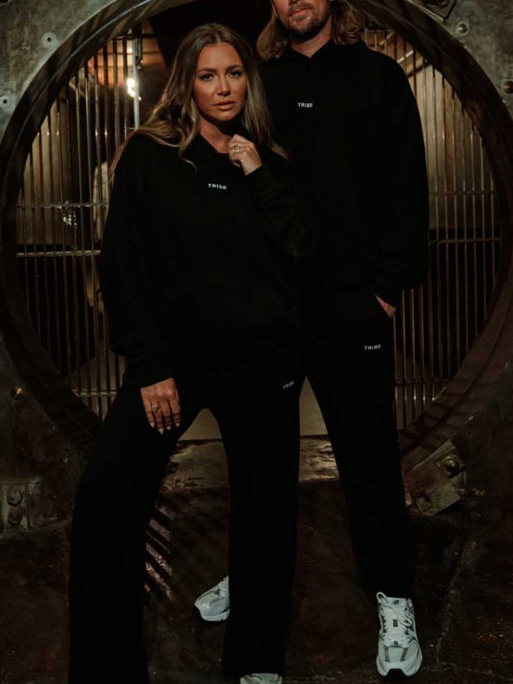 Tribe Kelley Butter Hoodie & Sweatpants Jogger Set Black - Vault - Picture 3 of 12